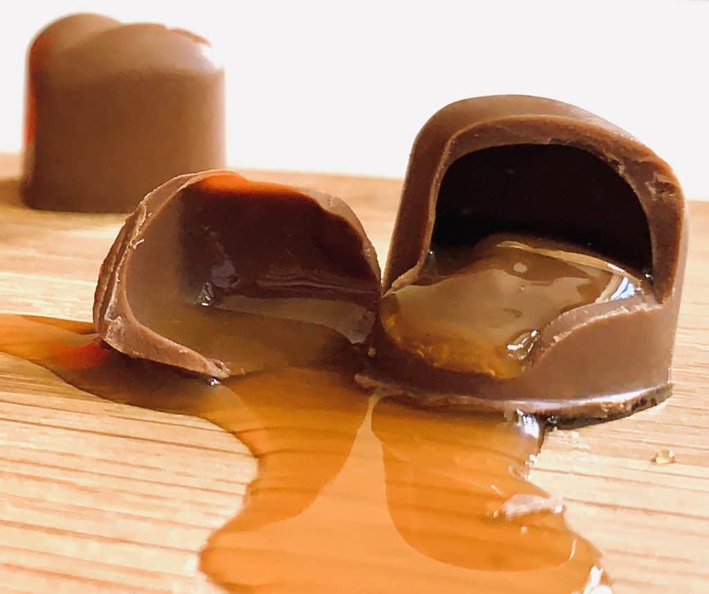 Caramel Filled Chocolate Hearts