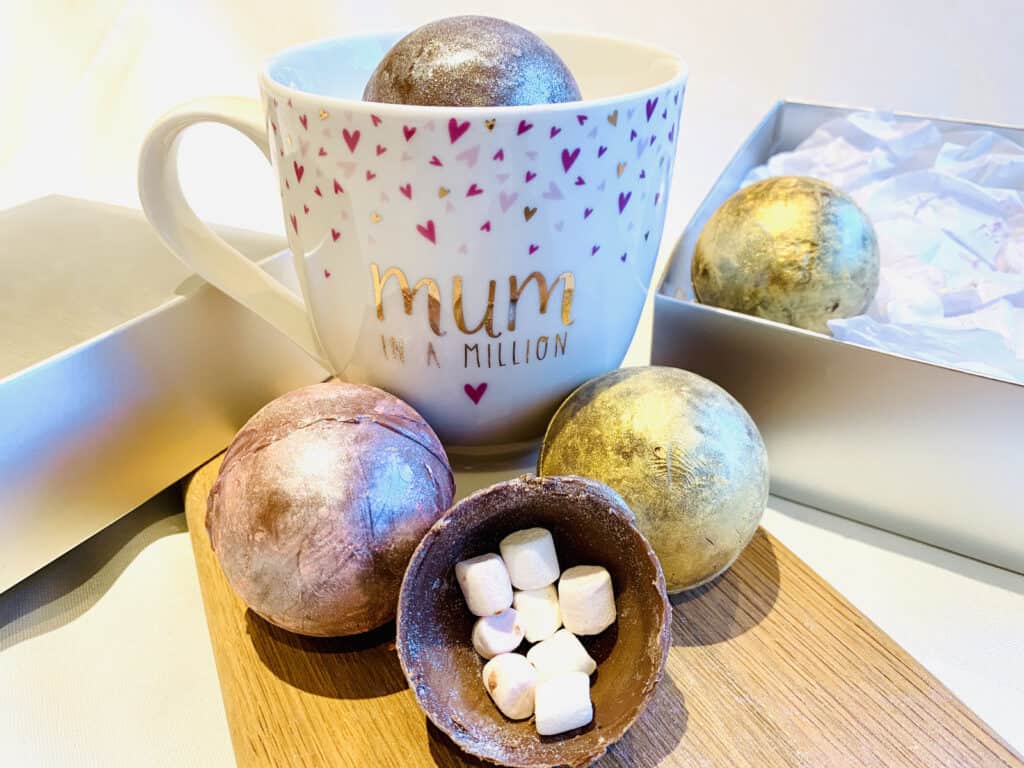 Hot Chocolate Bombs with Marshmallows