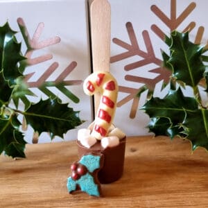 Candy Cane Chocolate Stirrer