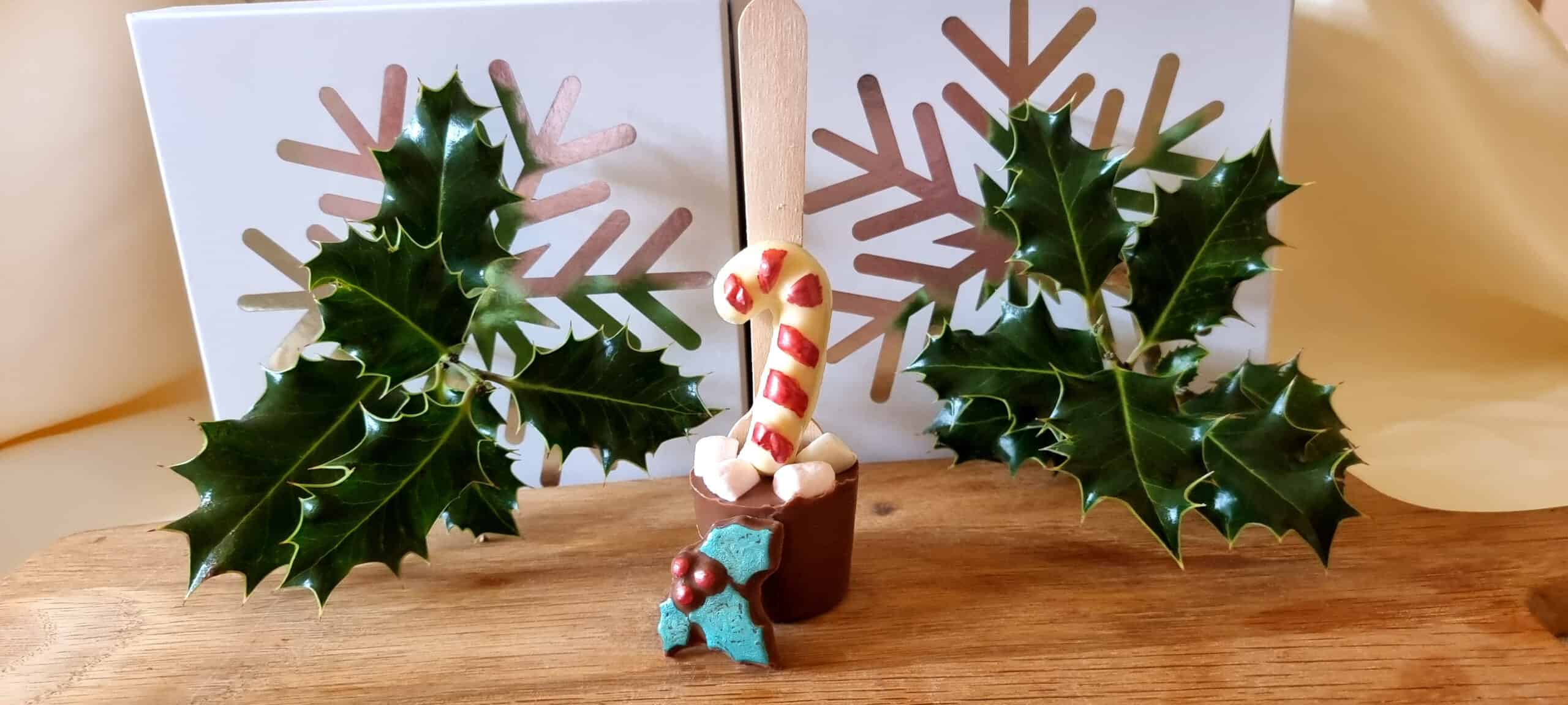 Candy Cane Chocolate Stirrer
