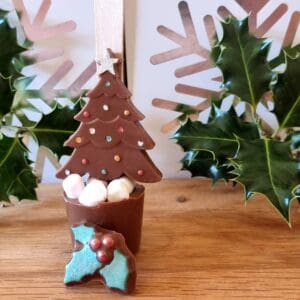 Hot Chocolate Spoons with Marshmallows
