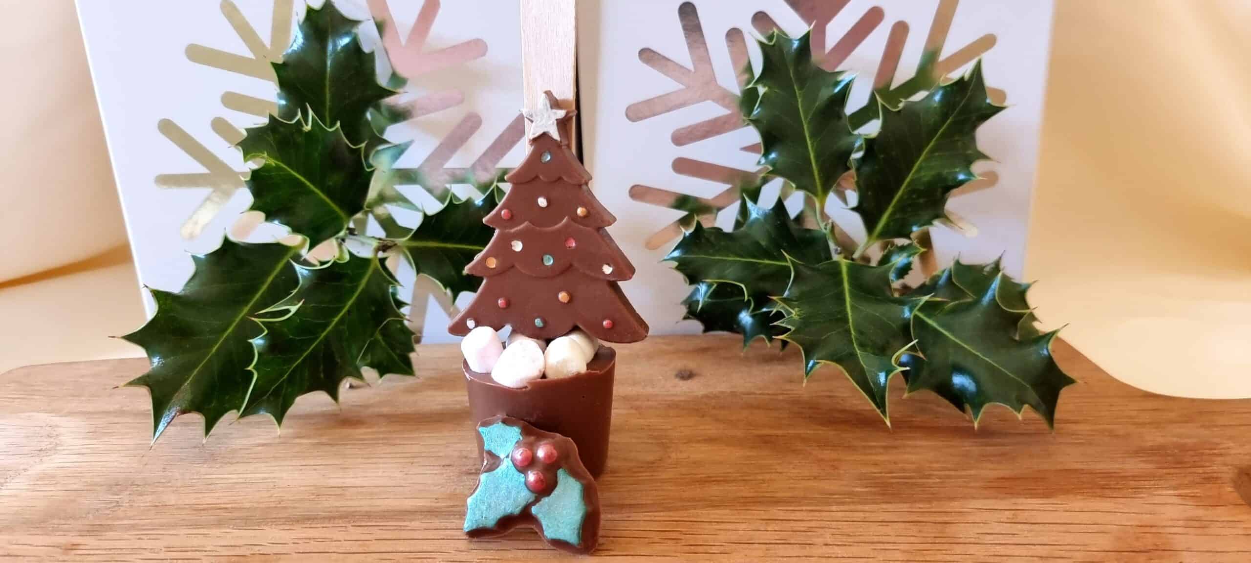 Hot Chocolate Spoons with Marshmallows