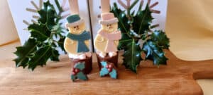 Snowmen Hot Chocolate Stirrers