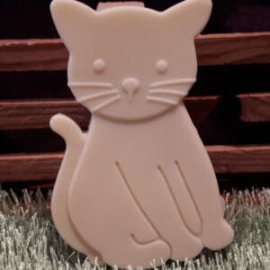Large White Chocolate Cat